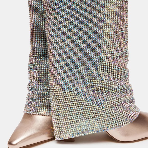 Steve Madden Sparkle Rhinestone Boots - Picture 5 of 8